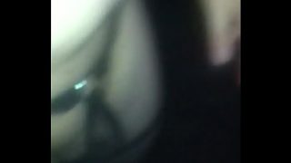 In the Wood only with G-String and Fishnet Stockings